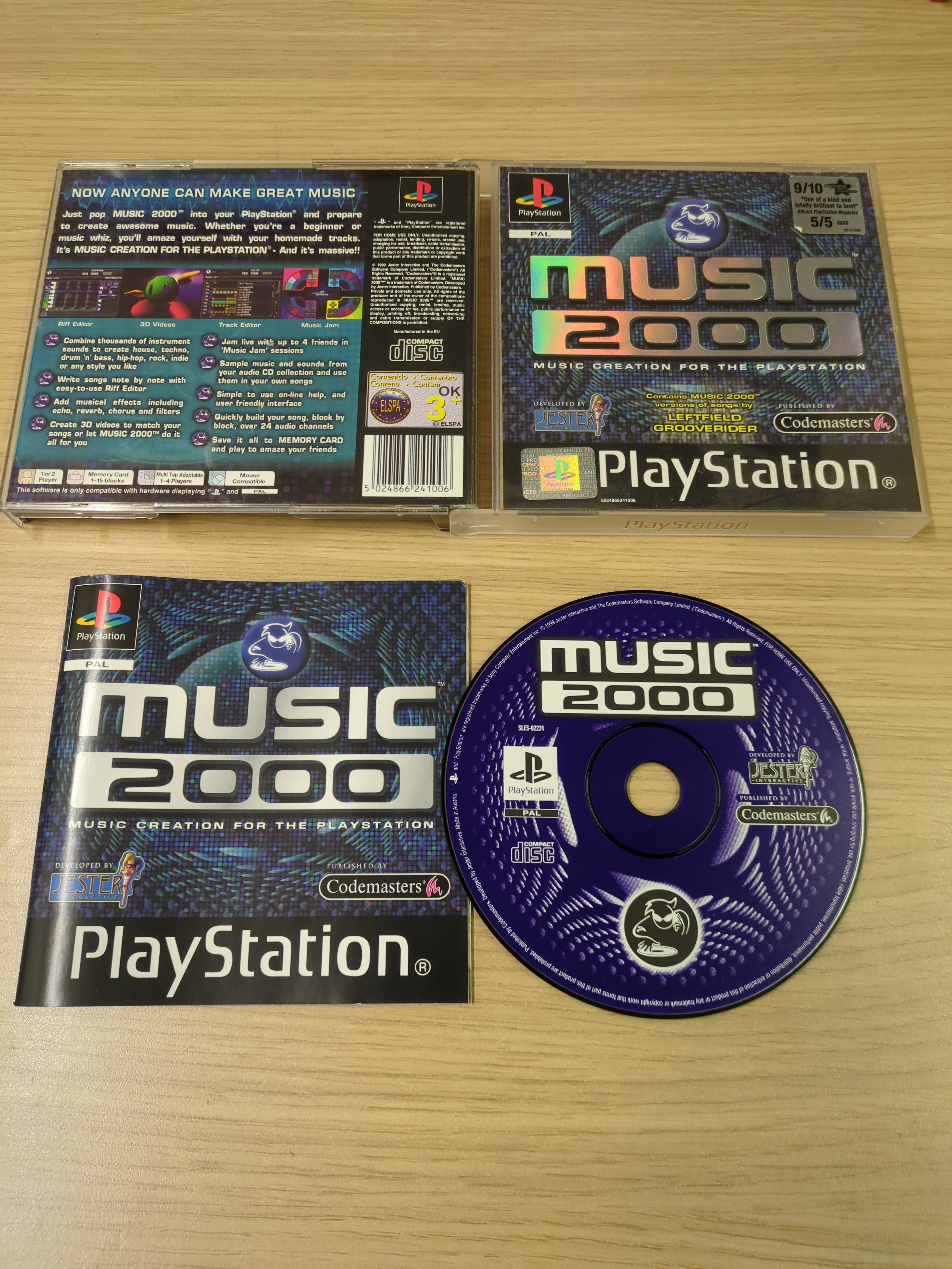Music 2000 Sony PS1 game Music 2000 Sony PS1 game